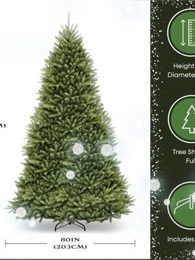 12 ft Dunhill Lush Green Full Artificial Christmas Tree